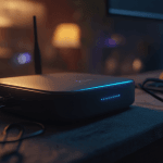 Візуалізація робочого місця під час блекауту з працюючим роутером