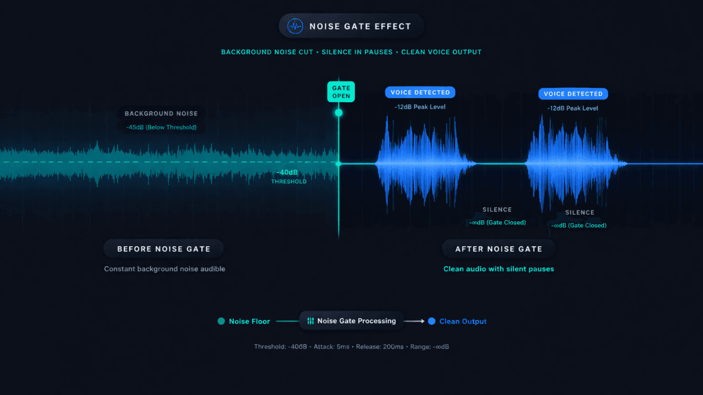 Noise Gate візуалізація