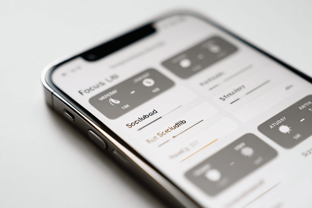 iPhone з активним режимом Focus 3