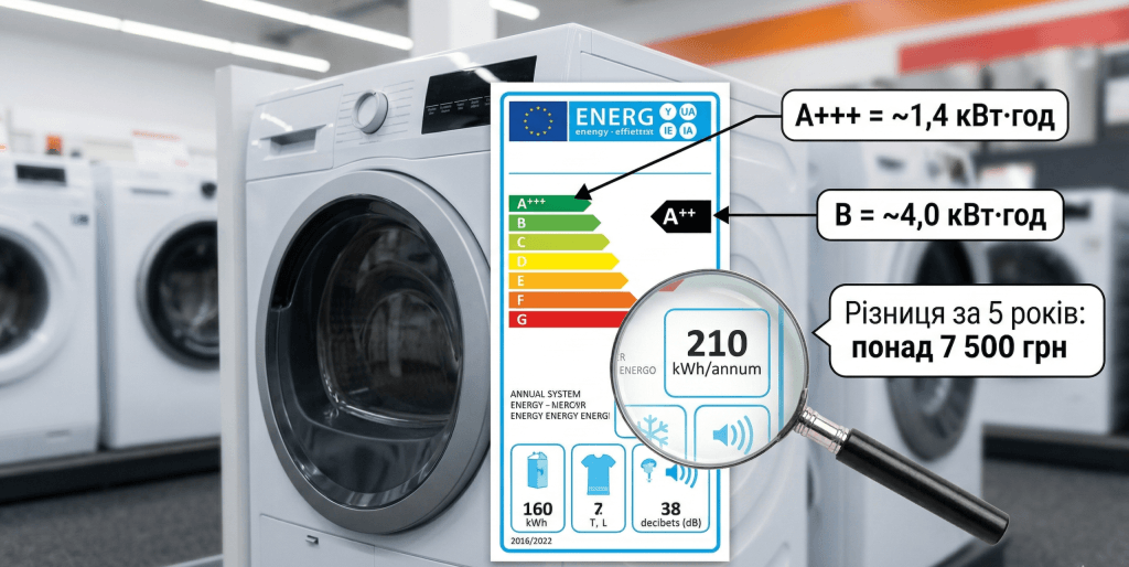 Клас енергоефективності сушильної машини що означає: розшифровка етикетки від A+++ до C з різницею у витратах