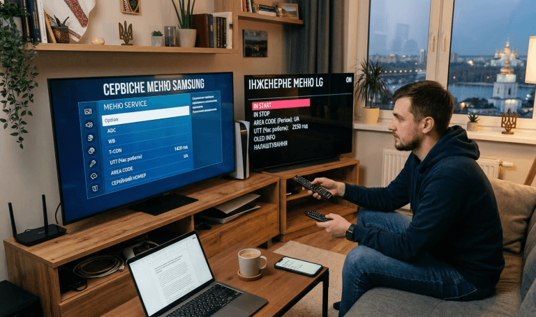 Секретні сервісні коди для телевізорів Samsung та LG