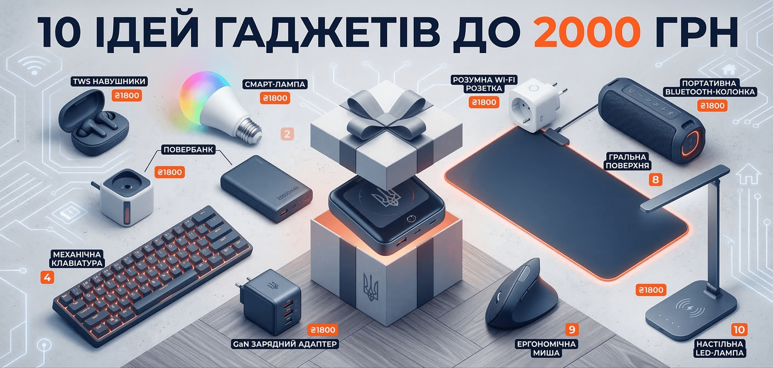 Что подарить техноману 10 идей гаджетов до 2000 грн