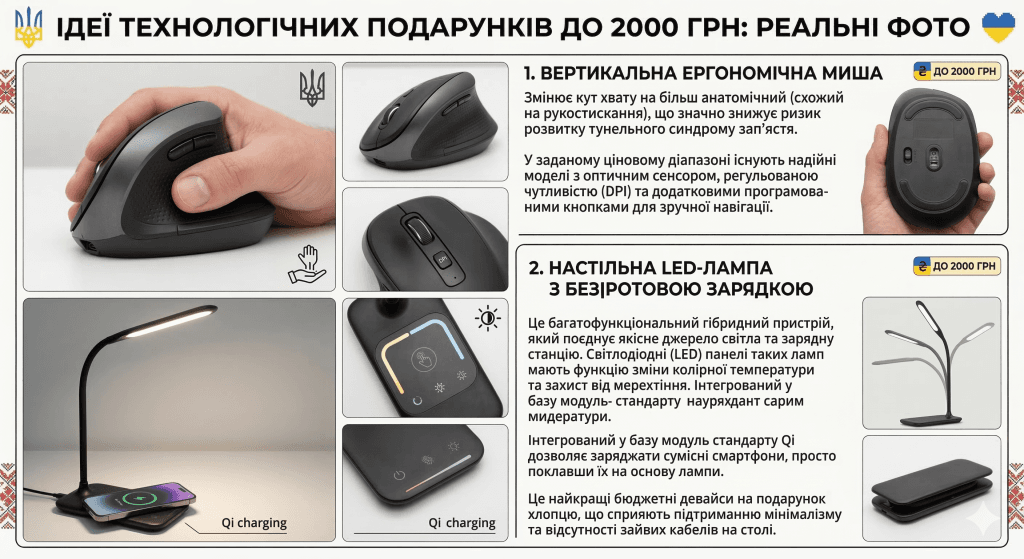 що подарувати айтішнику до 2000 грн