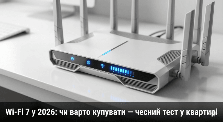 Wi-Fi 7 роутер чи варто купувати 2026 — огляд і порівняння з Wi-Fi 6 для квартири