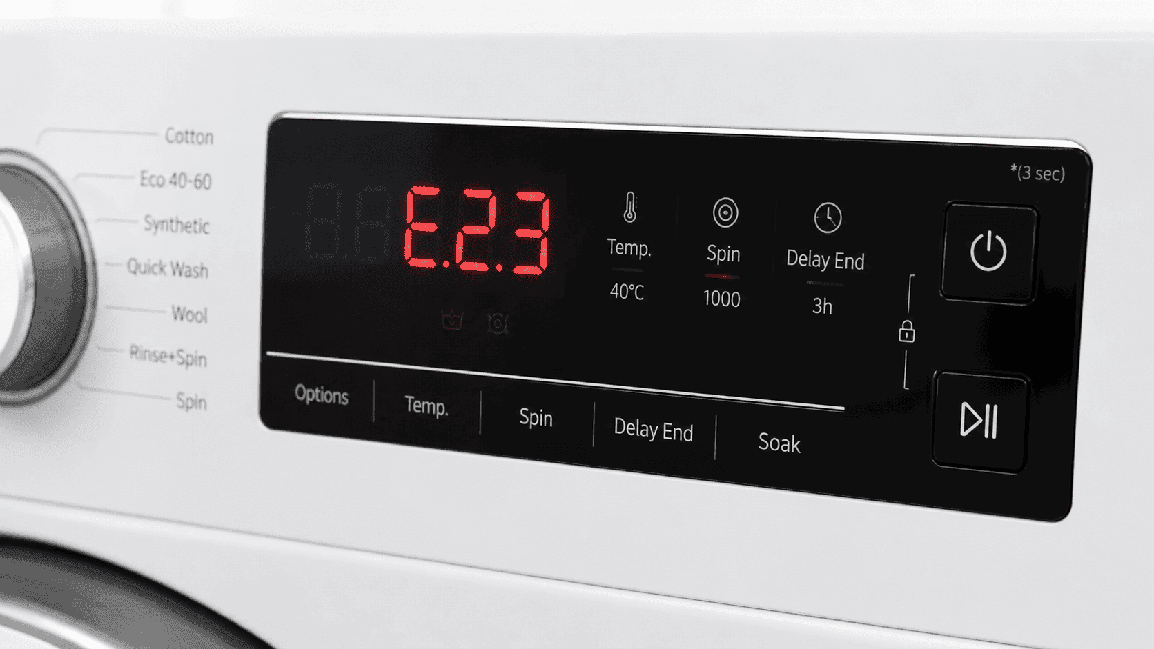 Дисплей стиральной машины Bosch с кодом ошибки E23: пошаговая инструкция по ремонту сливной системы.